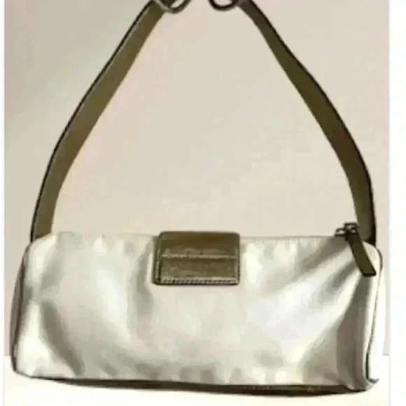 Kate Spade canvas and leather baguette bag - Picture 3 of 7